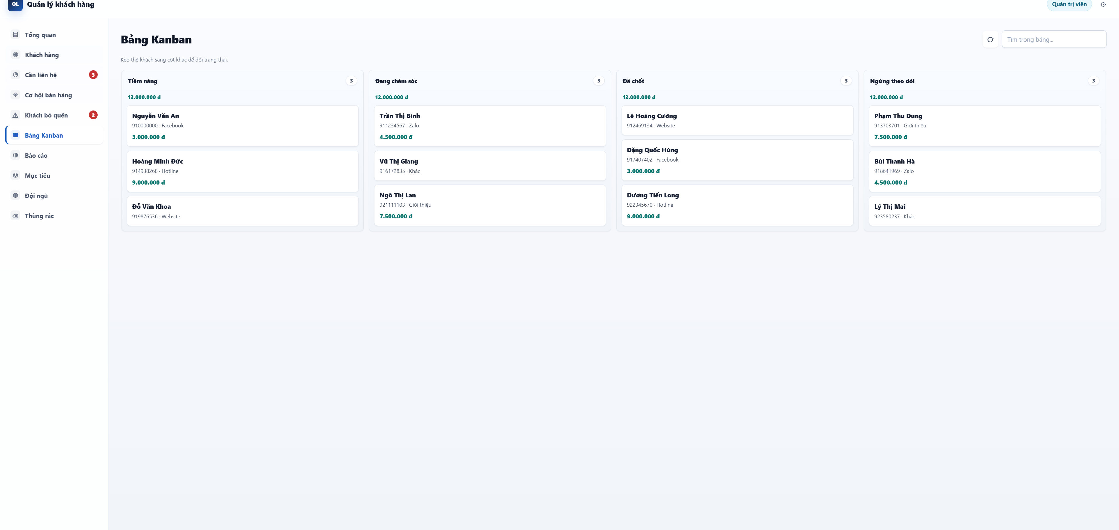 CRM Mini - Quản Lý Khách Hàng - ảnh 7