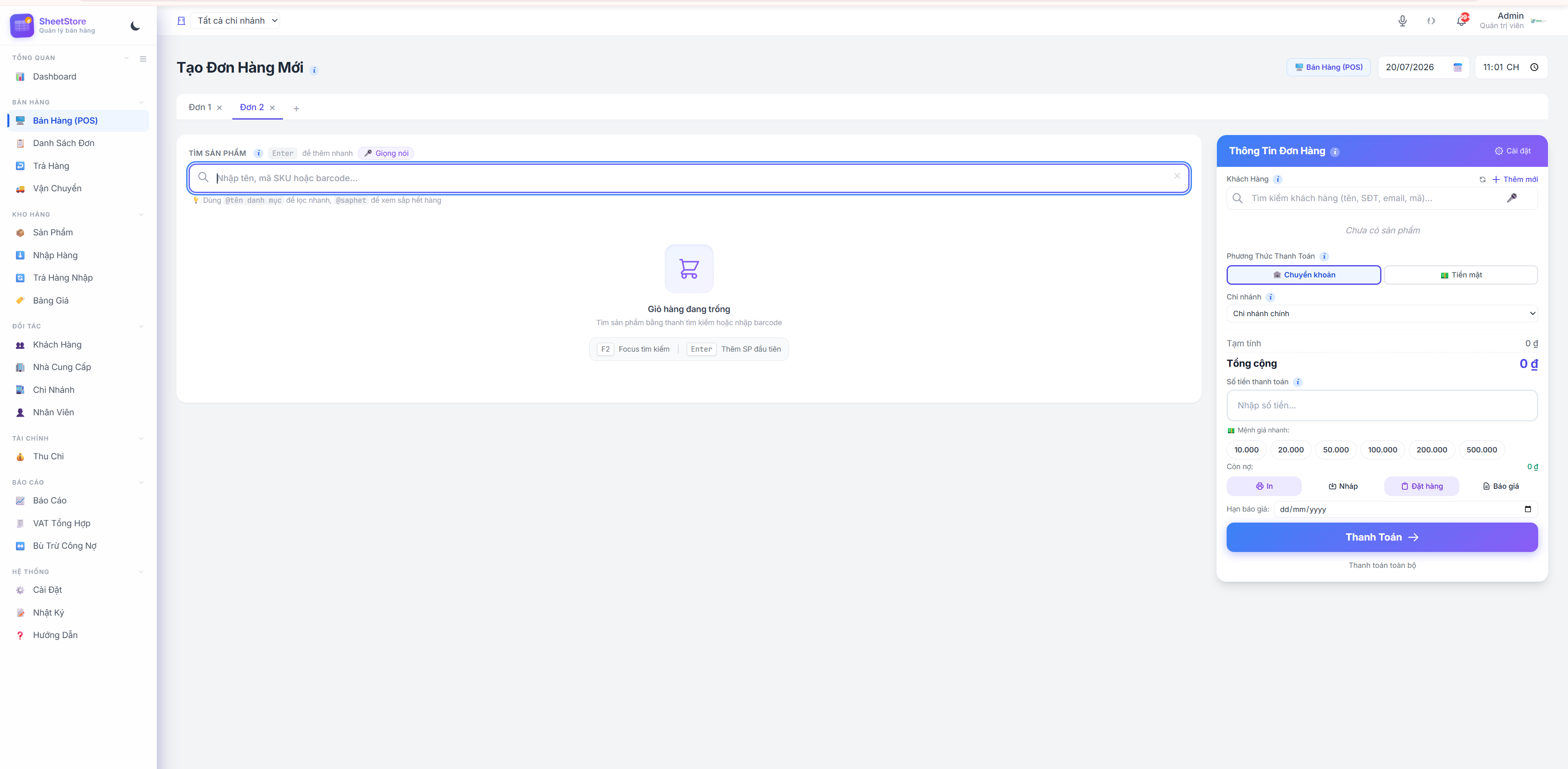 Phần Mềm Quản Lý Bán Hàng Dùng Hosting – Online & Offline - ảnh 4