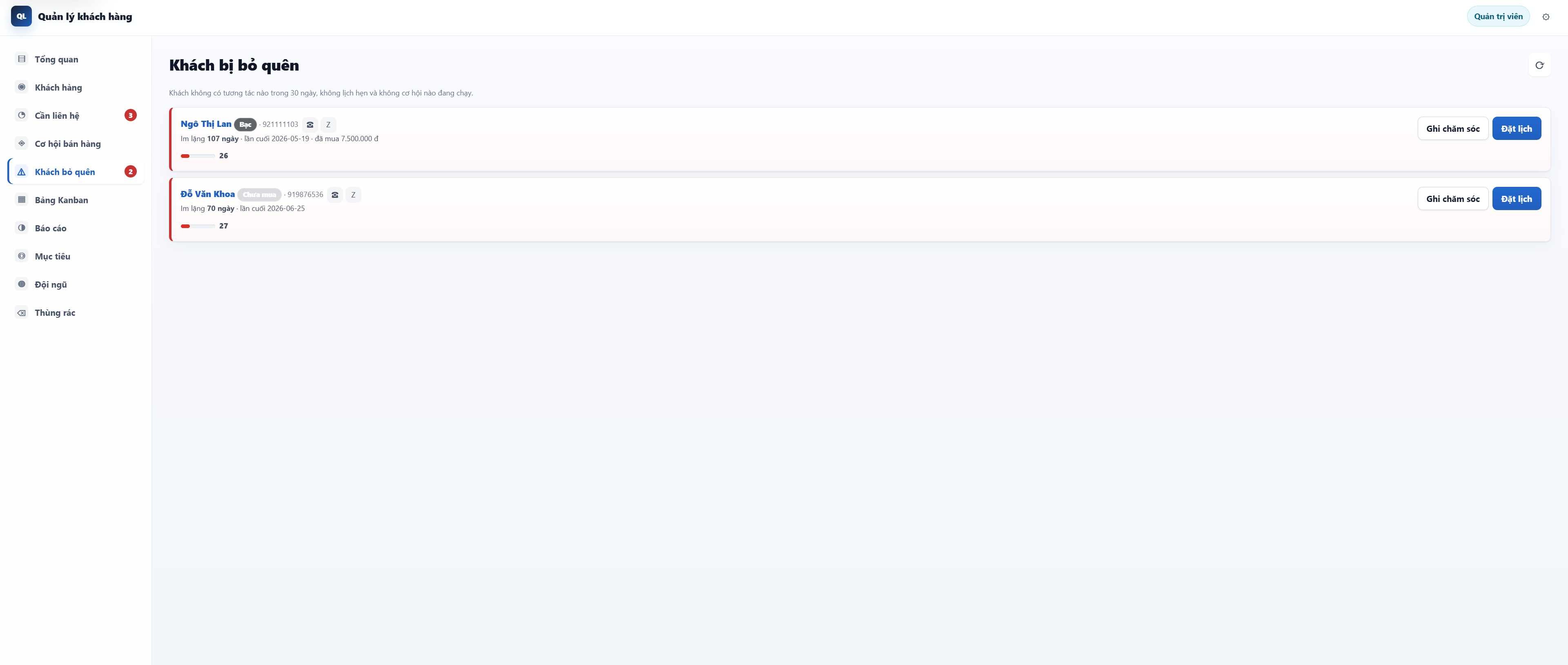 CRM Mini - Quản Lý Khách Hàng - ảnh 6