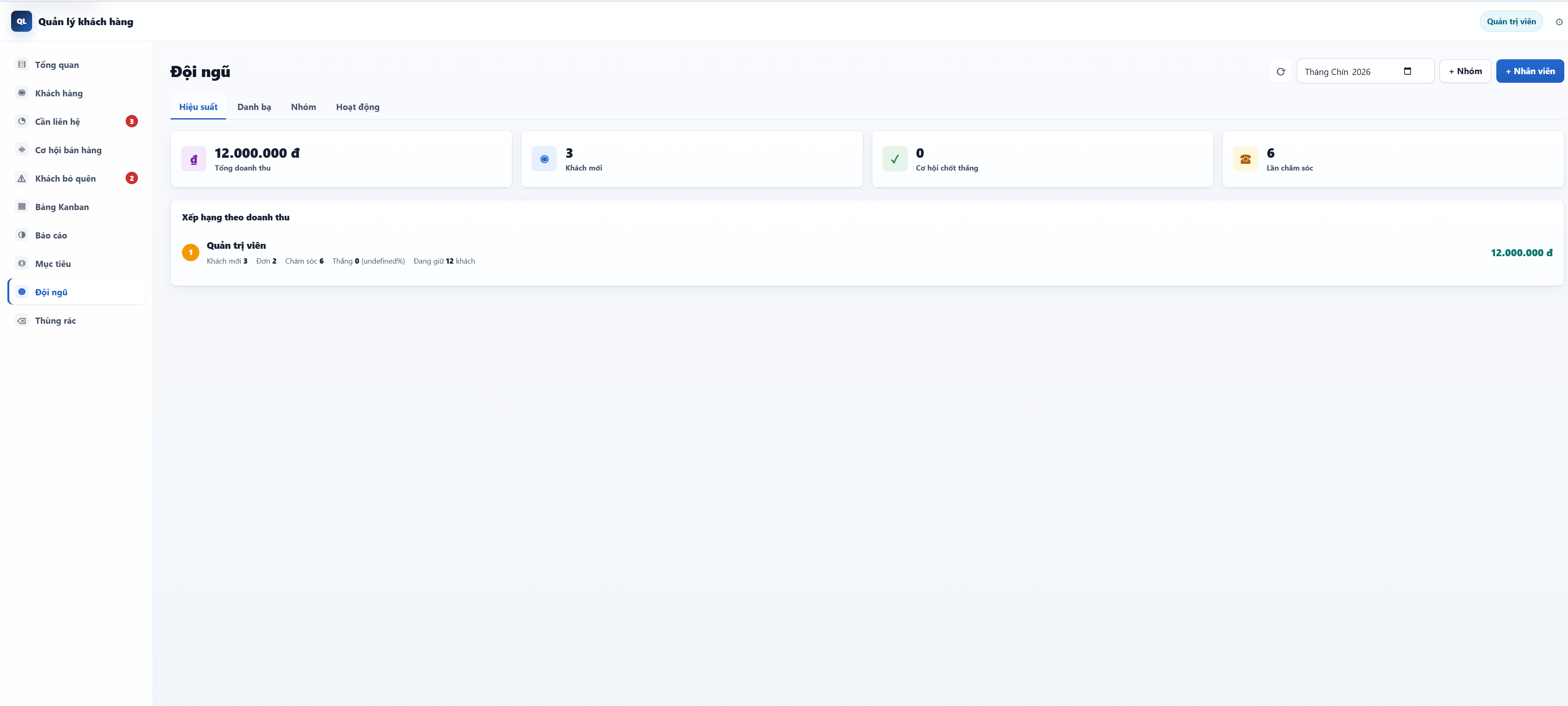 CRM Mini - Quản Lý Khách Hàng - ảnh 9